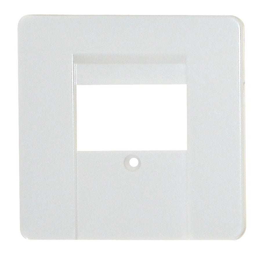 Placa fata priza telefon TAE, alb