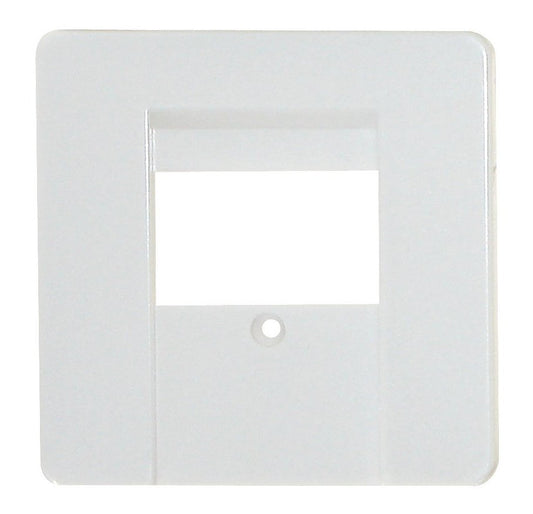 Placa fata priza telefon TAE, alb