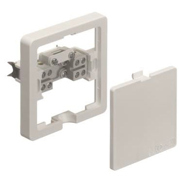 Doză plată de conexiune pt. aragaz, albă, ST-5x2.5mmp