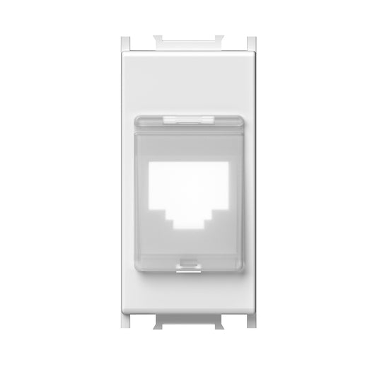 Capac protecţie la praf pentru modul toolless RJ45, 1M, alb
