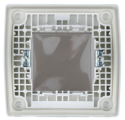 Cutie montaj ingropat,IP55,capac transparent,2M, alba