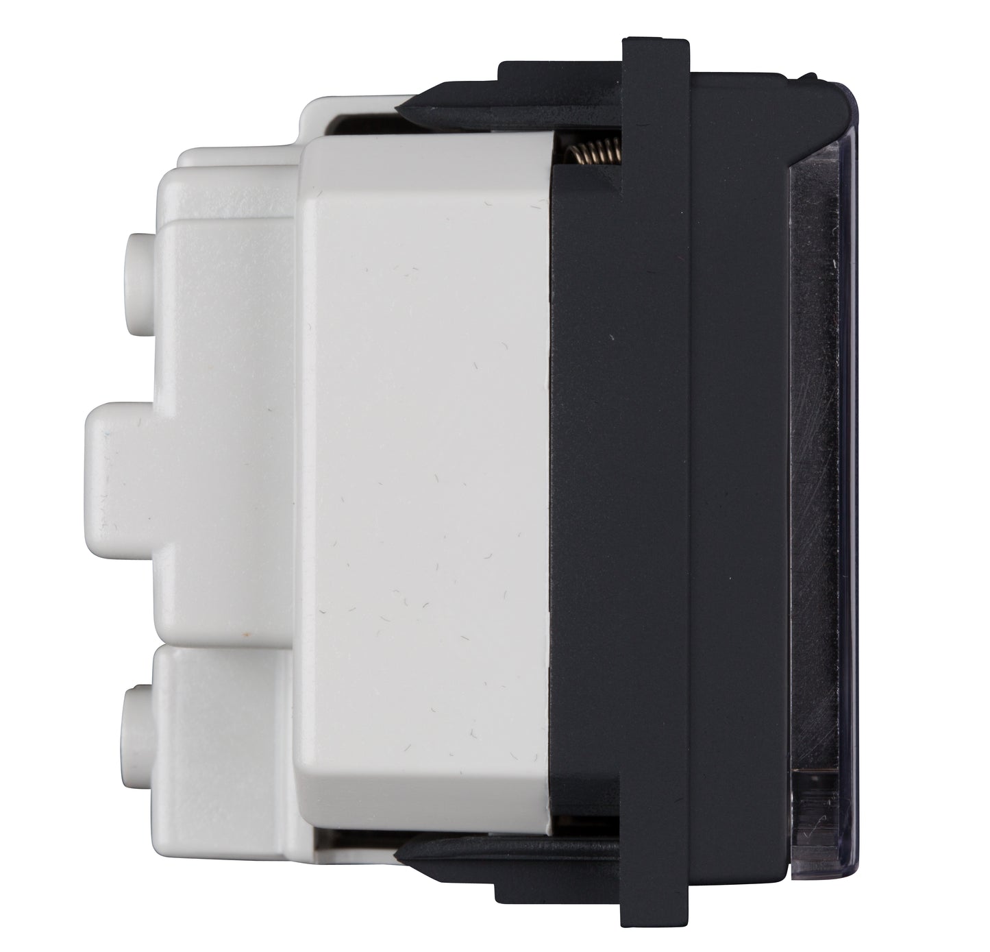 Insert priză cu protecţie mărită,capac,16A,cl cu şurub,negru