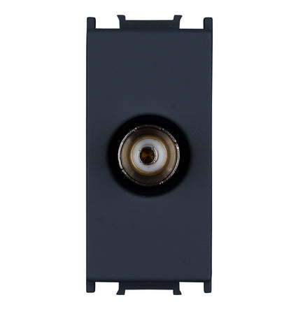 Insert priză radio 0dB, 1M, negru
