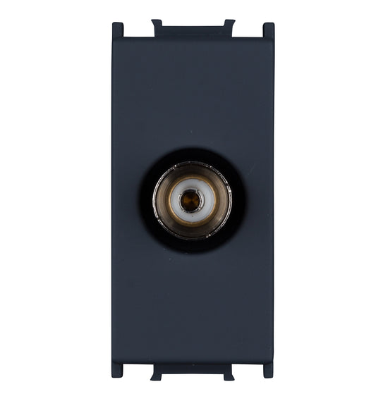 Insert priză radio 0dB, 1M, negru