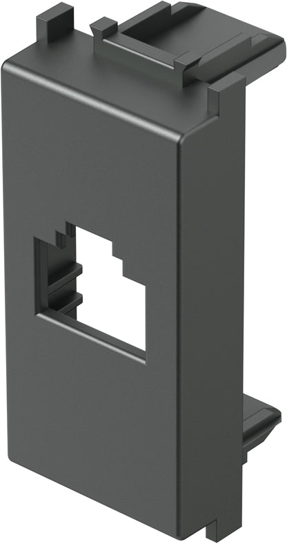 Cover for RJ45 toollessline jack, 1M, anthracite
