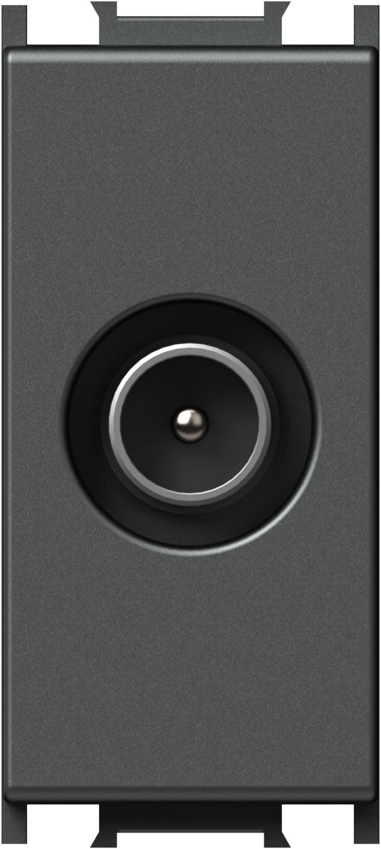 TV endsocket 1M 1dB, anthracite