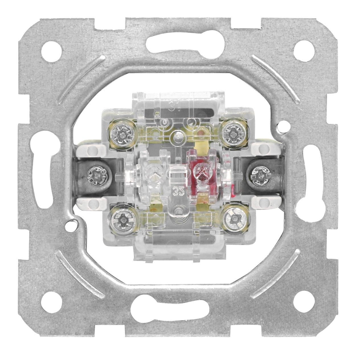 Insert buton, 10A 1CC, cleme cu şurub