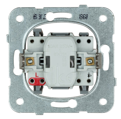 Insert buton,10A, 1ND, L-N, cu lumină de orientare