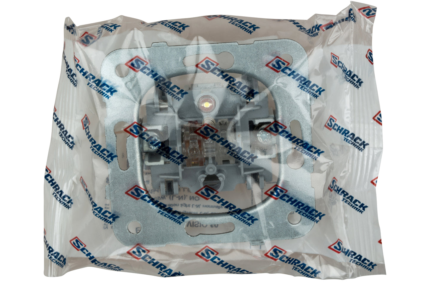 Insert buton,10A, 1ND, L-N, cu lumină de orientare