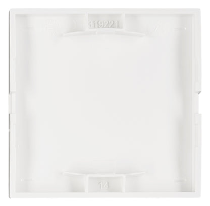 Clapetă cu simbol ventilator, alb