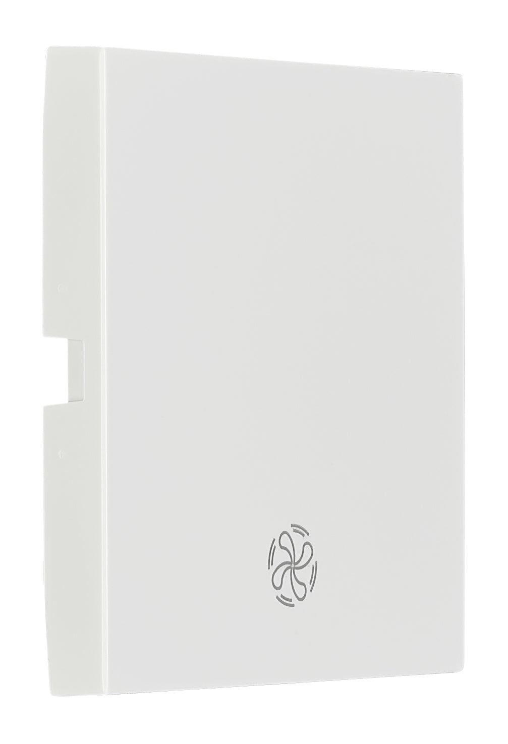 Clapetă cu simbol ventilator, alb, S 55