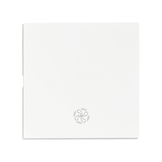 Clapetă cu simbol ventilator, alb, S 55