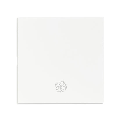 Clapetă cu simbol ventilator, alb, S 55