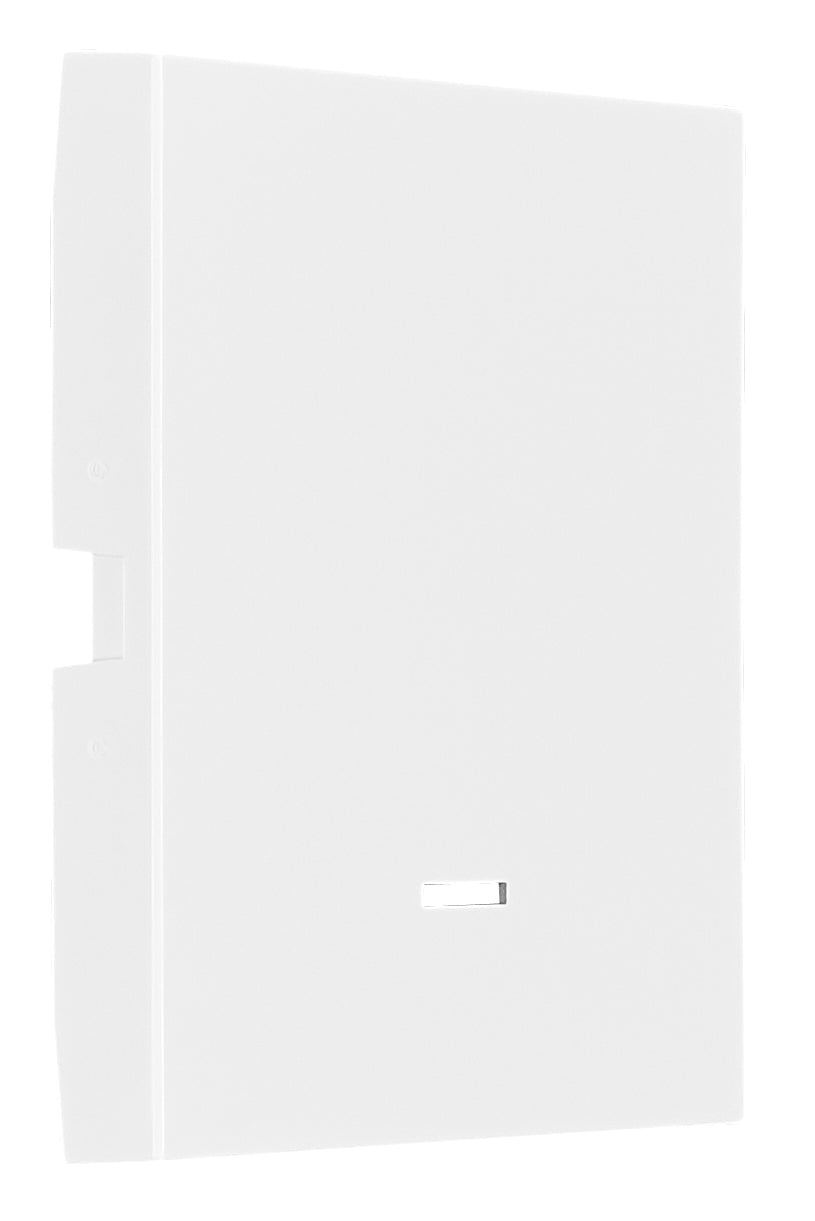 Clapetă cu lentilă transparentă de control, alb, S 55