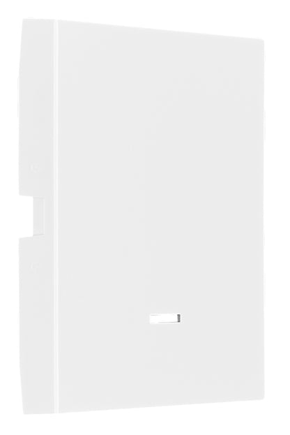 Clapetă cu lentilă transparentă de control, alb, S 55