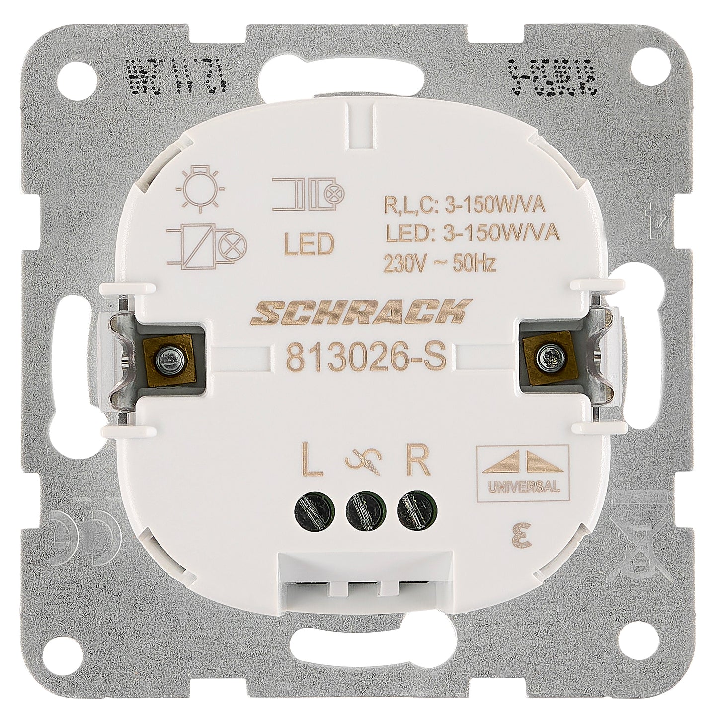 Insert Dimmer-Universal 3-150W/VA