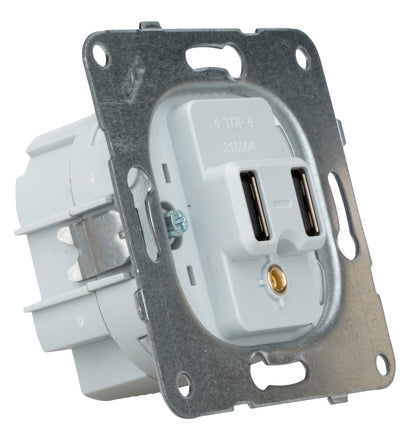 Insert priză dublă de încărcare USB, 5V-2A