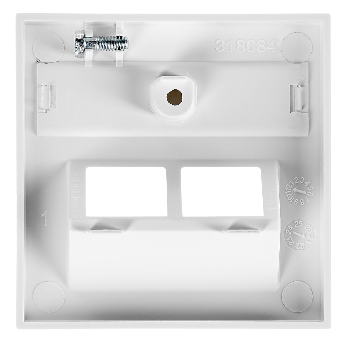 Capac priză RJ45 (DE-EMBEDDED LINE,TOOLLESS LINE SFB), alb