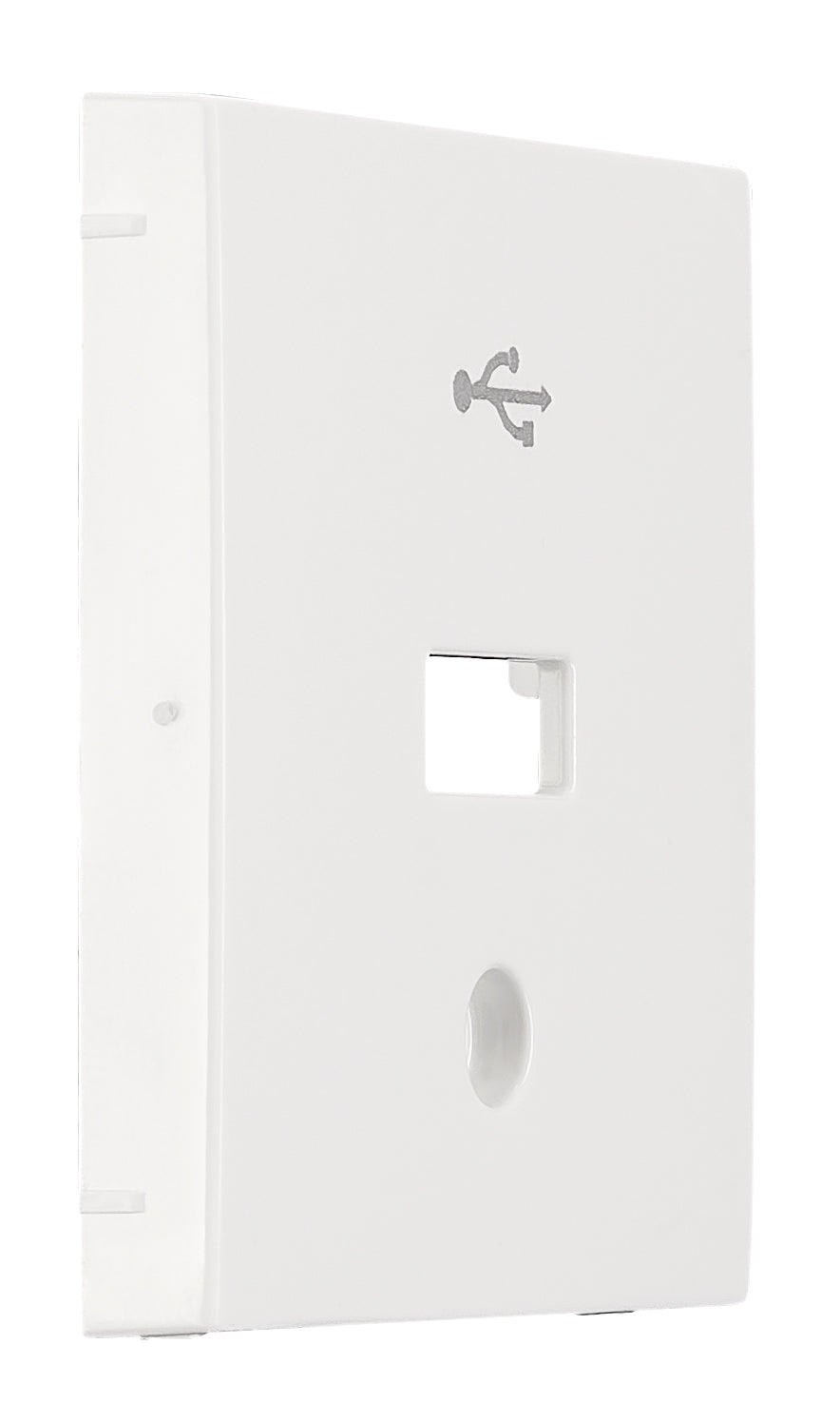 Mască pentru priză USB, alb