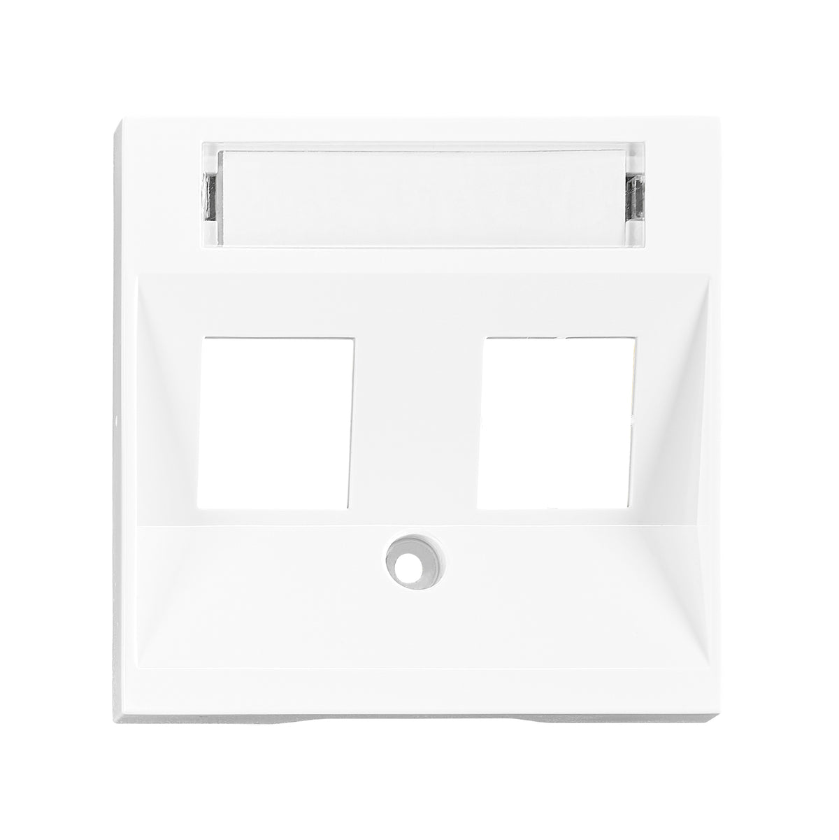 Mască 1*RJ45 Toolless Line, albă