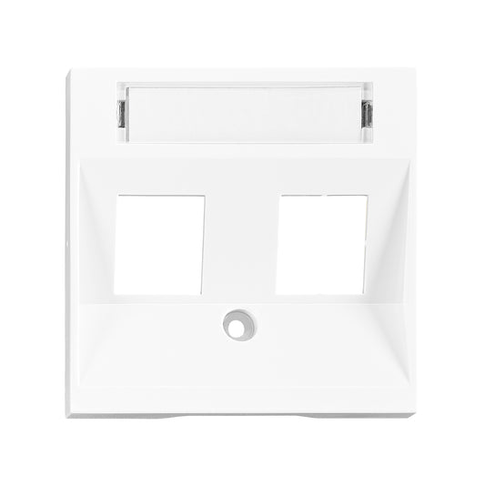 Mască 1*RJ45 Toolless Line, albă