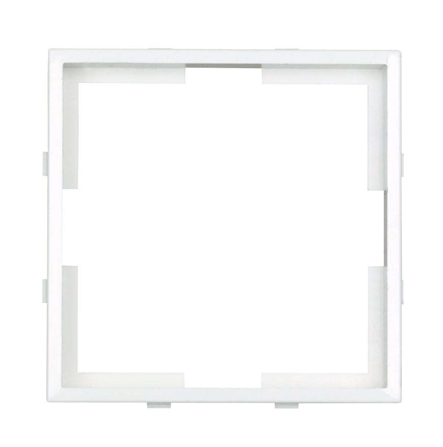 Ramă adaptoare de la 55x55mm la 50x50mm, alb 1set = 5buc