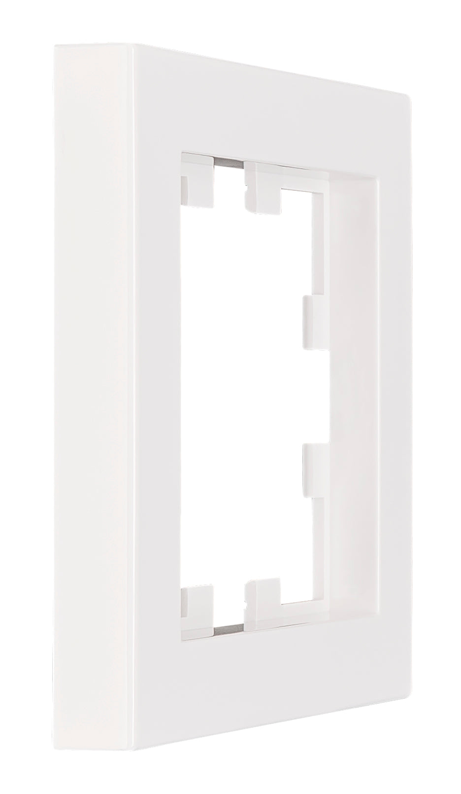 Ramă 1 aparat, Design CUBIC, alb