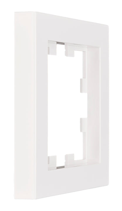 Ramă 1 aparat, Design CUBIC, alb