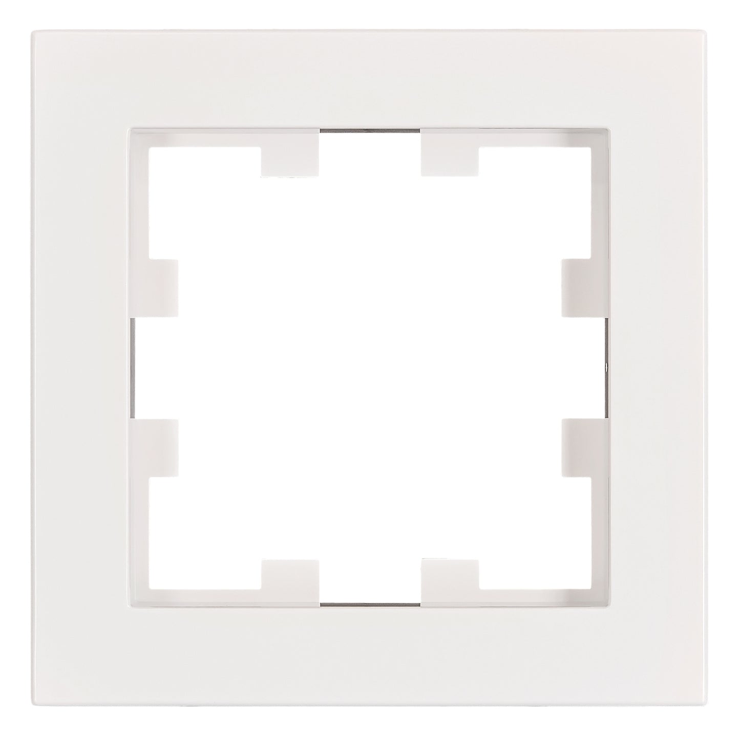 Ramă 1 aparat, Design CUBIC, alb