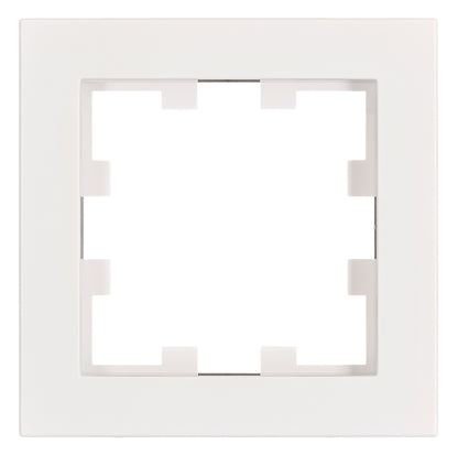 Ramă 1 aparat, Design CUBIC, alb
