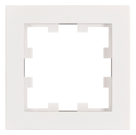 Ramă 1 aparat, Design CUBIC, alb