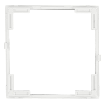 Adapter frame 55x55mm to 50x50mm, white, 1 PU = 5 pieces
