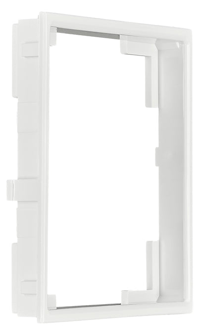 Adapter frame 55x55mm to 50x50mm, white, 1 PU = 5 pieces