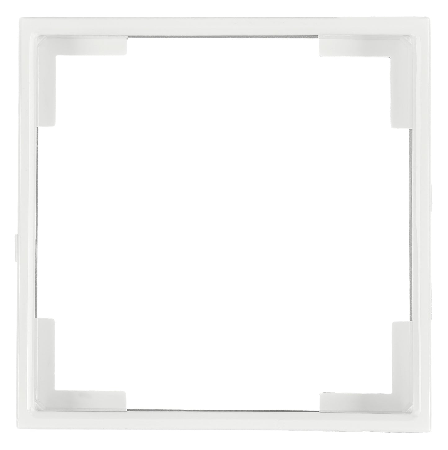 Adapter frame 55x55mm to 50x50mm, white, 1 PU = 5 pieces