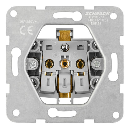 Insert priză cu Pin PE și protecție, conex elas, antracit