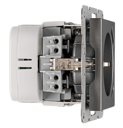 Insert priză USB A+C, 2.1A, antracit