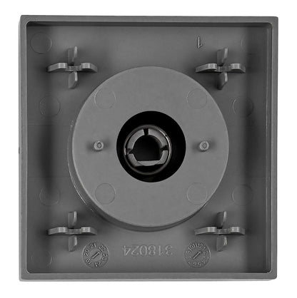 Placă frontală dimmer cu buton rotativ, antracit