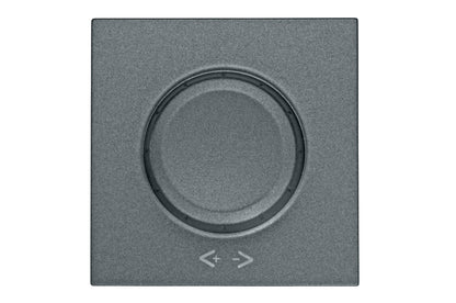 Placă frontală dimmer cu buton rotativ, antracit
