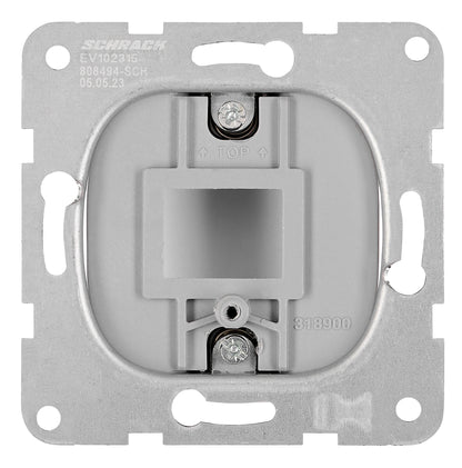 Mască oarbă, capac retractabil, placa de suport metalică, an