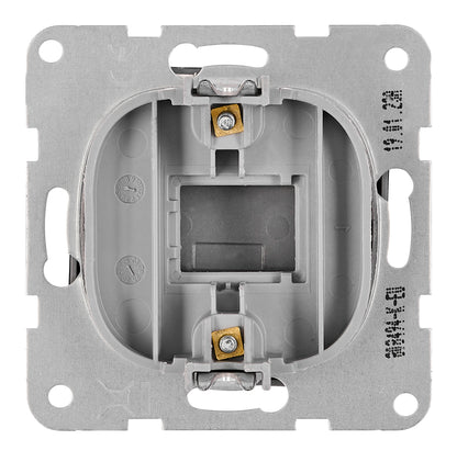 Mască oarbă, capac retractabil, placa de suport metalică, an