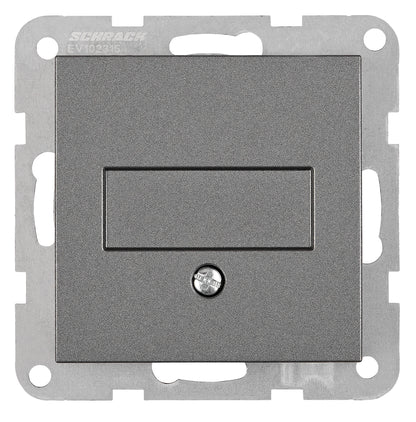 Mască oarbă, capac retractabil, placa de suport metalică, an