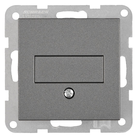 Mască oarbă, capac retractabil, placa de suport metalică, an