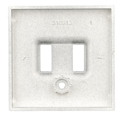 Mască priză dublă de încărcare USB, antracit