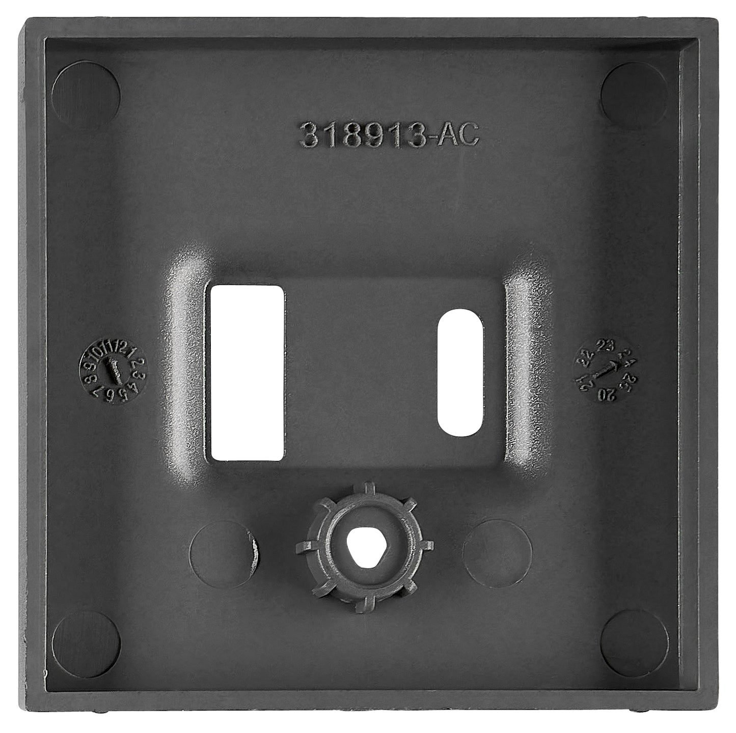 USB charger A+C socket cover, anthracite