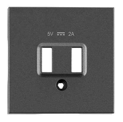 Mască frontală încărcare USB, antracit