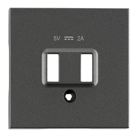 Mască frontală încărcare USB, antracit