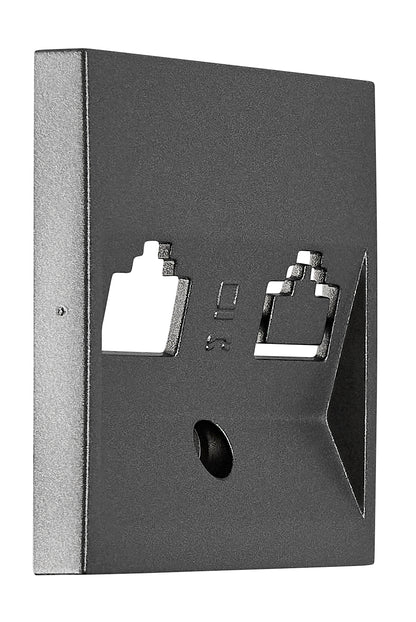 Mască pentru priză 1xRJ45 TOOLLESS LINE, antracit