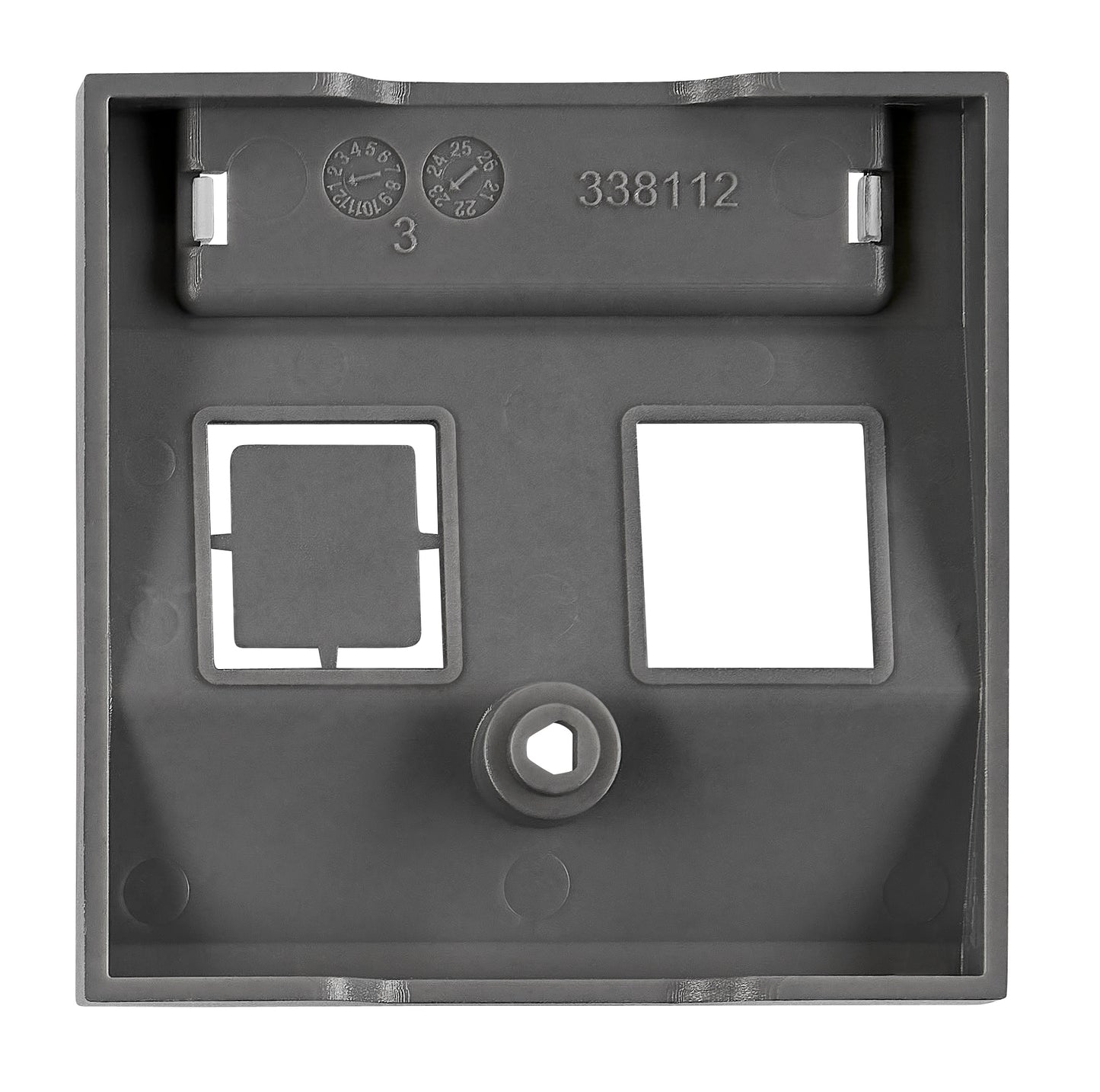 Mască 1*RJ45 ToollessLine, antracit