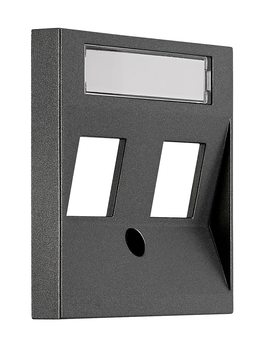 Mască 2*RJ45 ToollessLine, antracit