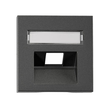 Mască 1*RJ45, antracit